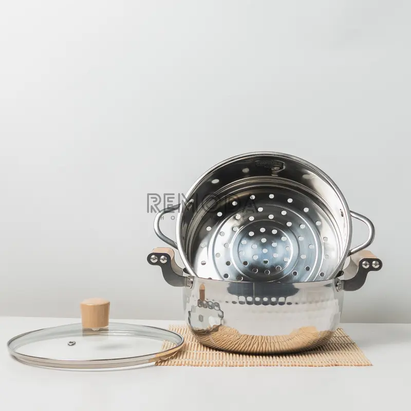 Calypso Korean Steamer Pot Panci Rebus Korea dan Kukusan 20-22cm SS 3