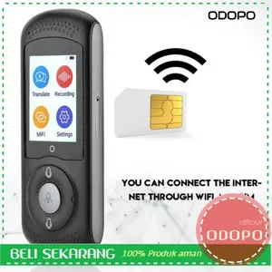 Digital Android Smart GSM-WiFi Voice Translator 45 Language - Putih