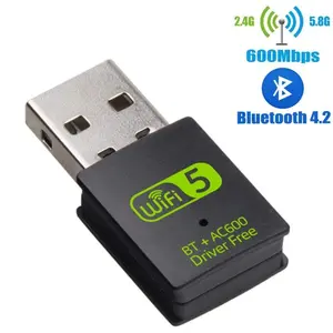 USB Wifi AC Bluetooth Dual Band Wireless Combo Adapter 2G 2.4G 5G BT
