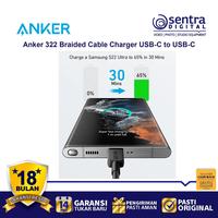 Gambar Kabel Charger Anker 322 USB C to USB Type C Cable 6ft Braided - A81F6 dari Sentra Digital Kota Surabaya 2 Tokopedia
