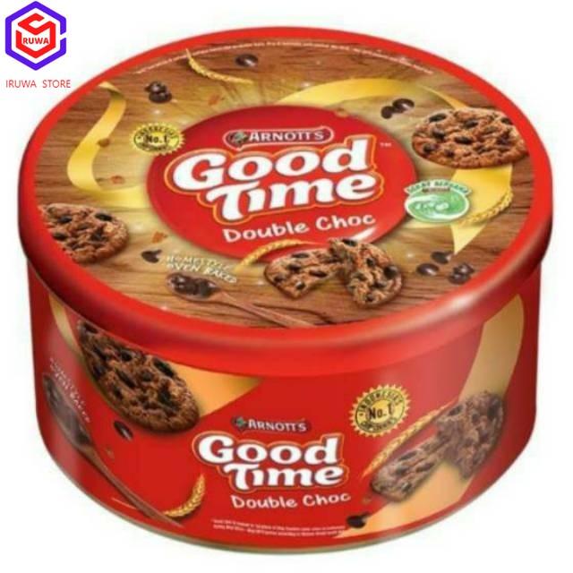 Gambar Good Time Kaleng biskuit Chocochips Assorted Cookies 149gr Kue Lebaran dari IRUWA STORE Kab. Kediri Tokopedia