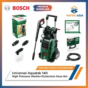 Aquatak 140 High Pressure Washer & Extension Hose 6M for AQT & Aquatak