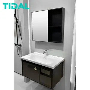 Wastafel Cabinet Set Cermin Modern Minimalis Kamar Mandi Tidal Td060