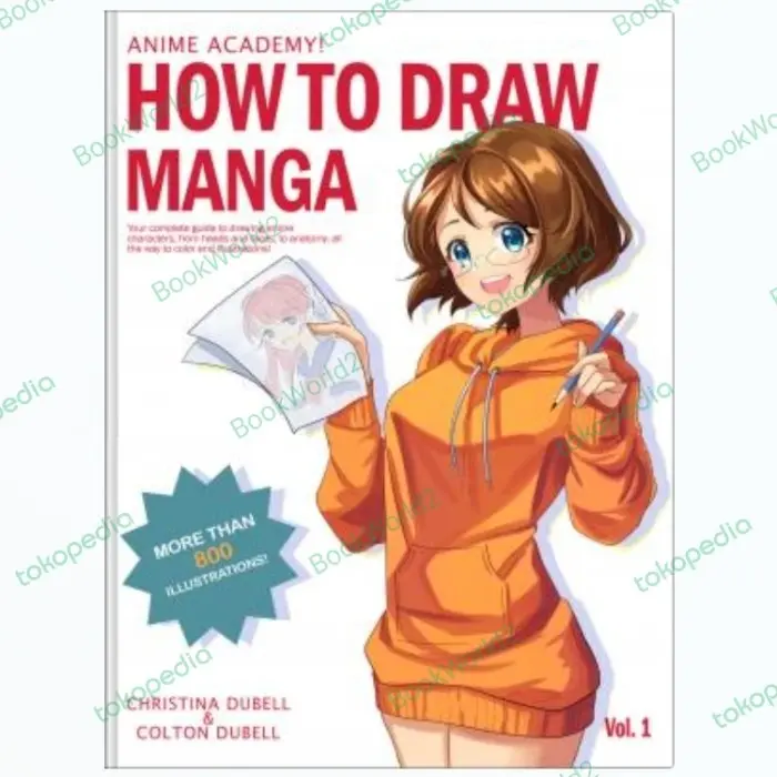 Buku Anime Academy! How to Draw Manga A