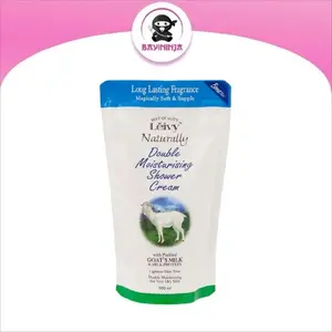 LEIVY Goats Milk Shower Cream Sabun Mandi Susu Kambing 900 ml