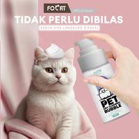 Gambar TP Focat Shampo Kucing Tanpa Bilas N10 Dry Shampoo Kucing Anjing - Baby Powder, 100 ML dari Focat Indonesia Kab. Tangerang 4 Tokopedia