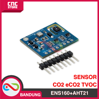 Gambar ENS160+AHT21 karbon dioksida CO2 eCO2 TVOC kualitas udara Temperature dari CNC STORE BANDUNG Kota Bandung 3 Tokopedia