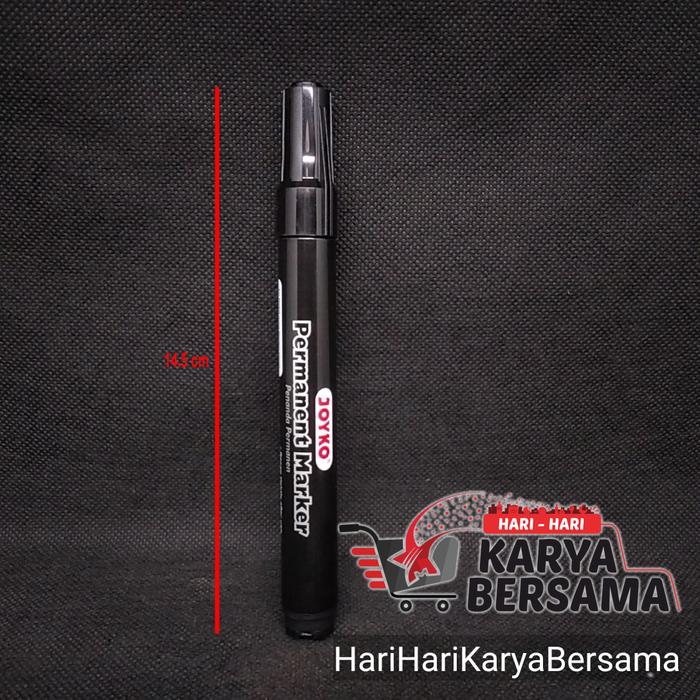 Gambar JOYKO SPIDOL PERMANENT MARKER PM-34 BLACK dari HariHariKaryaBersama Kota Medan Tokopedia