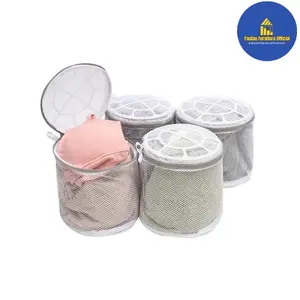 Kantong Laundry Pakaian Dalam (4pcs) Untuk Di Mesin Cuci - Putih