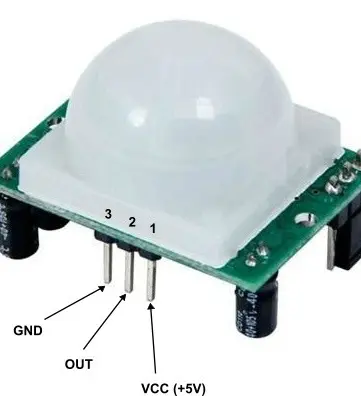Arduino Pasive Infra Red Module ia