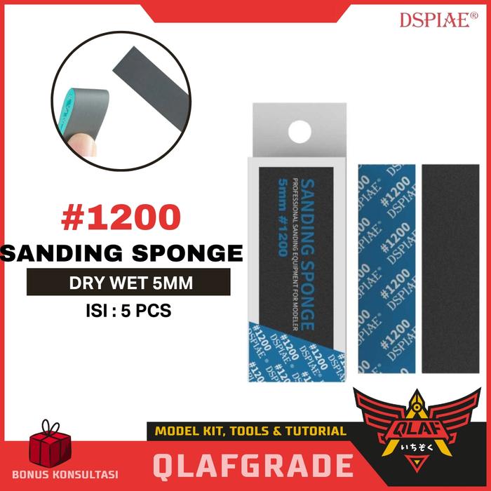 Gambar Sanding Sponge 5mm grit 1200 isi 5 dspiae amplas dry wet sanding dari Wahkhilaf Kota Surabaya Tokopedia