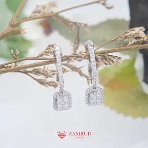 Anting Berlian Cushion 15202 ER Zamrud Jewellery