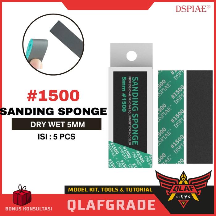 Gambar Sanding Sponge 5mm grit 1500 isi 5 dspiae amplas dry wet sanding dari Wahkhilaf Kota Surabaya Tokopedia