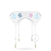 Gambar Lingerie Set Sexy Brukat Premium Garter Set StockingSexy Wanita 700034 - White, M dari Wimiu Kota Administrasi Jakarta Utara 3 Tokopedia