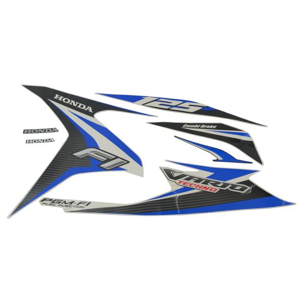 Gambar Sticker Body Kiri Putih Biru Vario Techno 125 FI STD 871X0KZRB20ZDL dari Honda Cengkareng Kota Tangerang Tokopedia