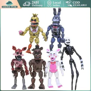 Action Figure Set FNAF Five Night At Freddy Fazbear Bonie Foxy