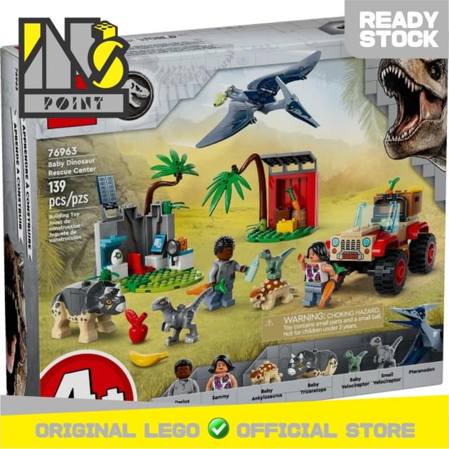 Gambar LEGO 76963 - Jurassic World - Baby Dinosaur Rescue Center dari Ins Point Kota Administrasi Jakarta Selatan Tokopedia
