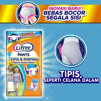 Gambar Lifree Popok Dewasa Celana Tipis & Nyaman Bergerak - XXL10 - 2 Packs dari Unicharm Official Store Kab. Tangerang 4 Tokopedia