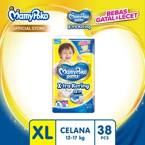 MamyPoko Pants X-tra Kering - XL 38 - Popok Celana