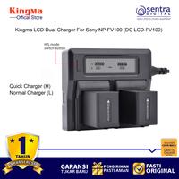 Gambar Kingma DC-LCD Dual Charger For Sony NP FV100 FP90 ( DC LCD-FV100 ) dari Sentra Digital Jogja Kab. Sleman 2 Tokopedia