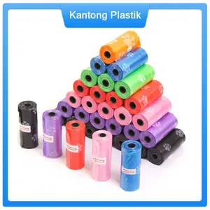 Kantong Plastik Kotoran Anjing Kucing Trash Bag Poop Kotoran Pup Bag Bahan EPI Kokoh Fleksibel Anti Robek Praktis Dan Ramah Lingkungan Plastic