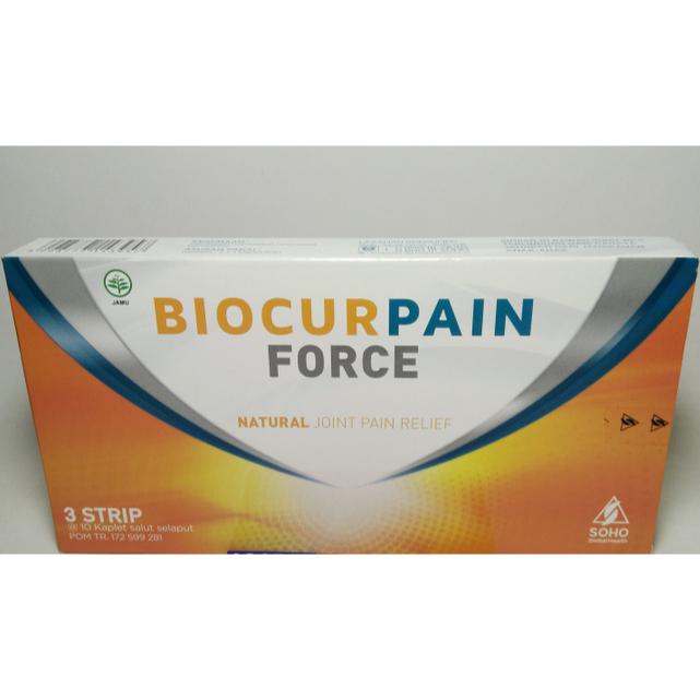 Biocurpain Force Strip 10 Tablet - Meredakan Nyeri