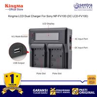 Gambar Kingma DC-LCD Dual Charger For Sony NP FV100 FP90 ( DC LCD-FV100 ) dari Sentra Digital Jogja Kab. Sleman 4 Tokopedia