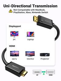 Gambar Kabel Converter UGreen Display Port to Hdmi 2M 4K - DP to Hdmi 10202 dari DBKlik Indonesia Kota Administrasi Jakarta Pusat 3 Tokopedia