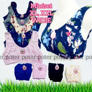 bra bh sport miniset mini set wanita dewasa remaja ibu menyusui jumbo