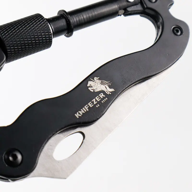 Carabiner Pisau Lipat 5in1 Portable Knife Survival Tool EDC - A_S 3