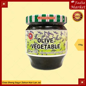 Chao Sheng Kan Lan Kana Jai Chai Olive Vegetable Sayur Zaitun 170g