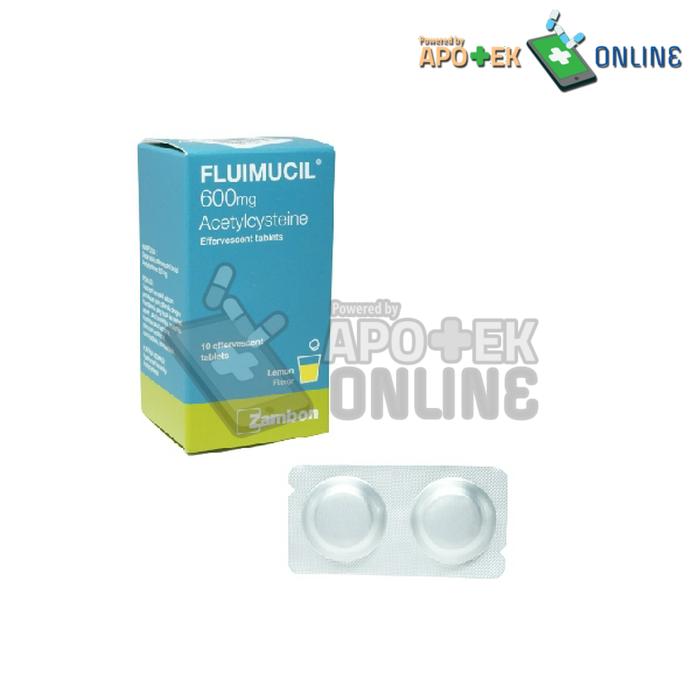 FLUIMUCIL 600 MG BLISTER 2 TABLET EFFERVESCENT