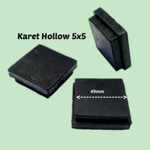 Karet Hollow padat 5x5 pelindung dan pengaman furniture