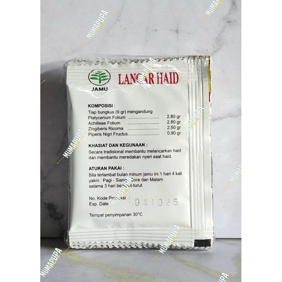 Produk JAMU LANCAR HAID CAP NANAS MERAH ASLI ORIGINAL ISI 10 SACHET