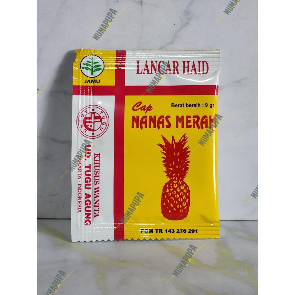 Produk 1 SACHET Jamu Lancar Haid cap Nanas Merah Barang Berkualitas