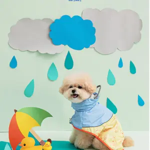 Bite me - Easy peasy poncho raincoat Jas Hujan Untuk Anjing Premium Good quality