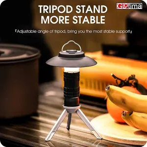 Lampu Tenda Camping Darurat Outdoor LED  lentera Lantern USB Tripod