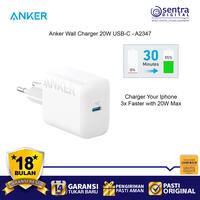 Gambar Anker Adaptor Wall Charger Iphone 20W USB Type C White - A2347 dari Sentra Digital Kota Surabaya 2 Tokopedia