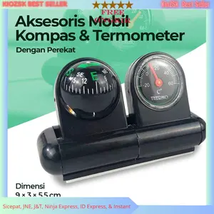 FORAUTO Kompas Mobil Car Compass & Thermometer - C288-5