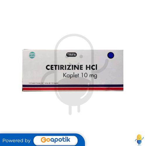 CETIRIZINE HYDROCHLORIDE TRIFA 10 MG BOX 100 KAPLET