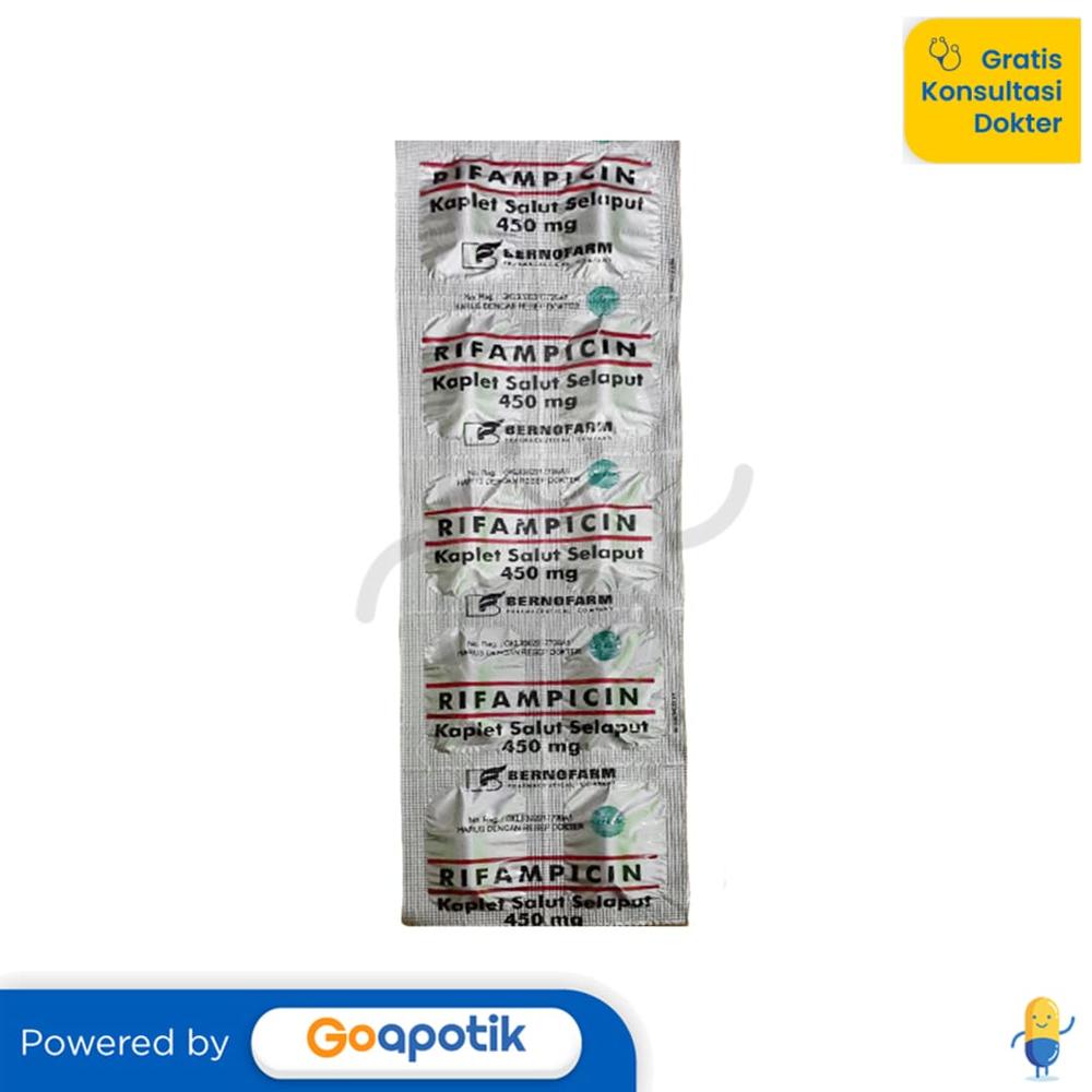 RIFAMPICIN BERNOFARM 450 MG STRIP 10 KAPLET