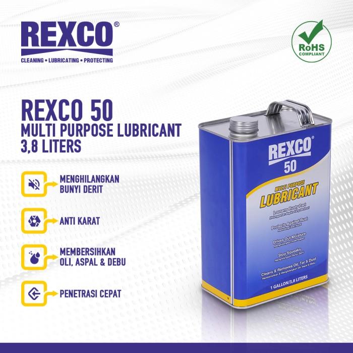 Gambar REXCO 50 Pelumas Anti Karat 3,8 L Pelumas Serba Guna dari REXCO Indonesia Kab. Serang Tokopedia