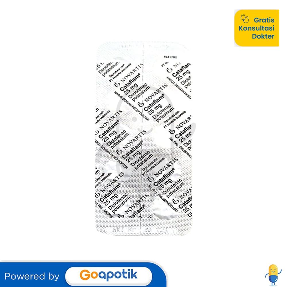 CATAFLAM 25 MG BLISTER 10 TABLET