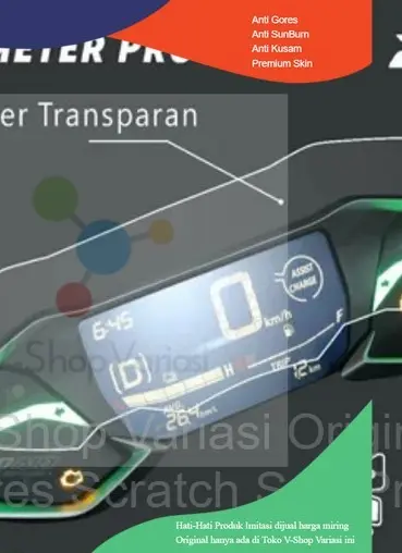 Original Anti Gores Speedometer New Honda PCX 160 2021 Sticker Stiker