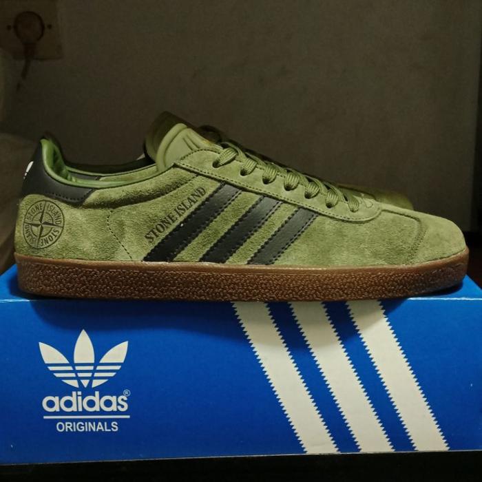 Axxonoil Stone Island Sneaker Sale Gum Sole Adidas Shoes Grey And