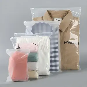 Kantong Plastik Ziplock / Zipper Storage Bag Sisi Bening Buram