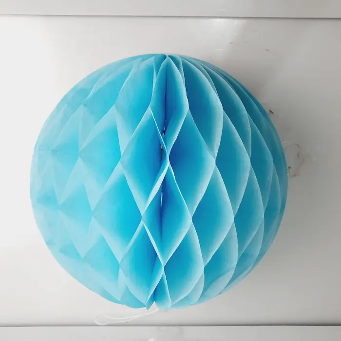 Gambar Lampion 15 cm Honeycomb Lipat 6 inch Lantern Sarang Madu Tawon Lebah Paper Bulat Hiasan Gantung 15cm - BIRU MUDA dari DEPARCEL RIBBON Kota Malang 5 Tokopedia