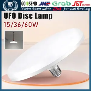 Lampu UFO Bohlam LED  E27 15W/36W/60W 220V Putih - Lampu LED Ceiling E27