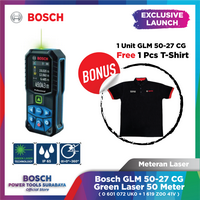 Gambar Meteran Laser Outdoor 50 Meter Bosch GLM 50-27 CG Bluetooth Measured On App Exclusive Launch dari Bosch Tools Authorized DNY Kota Surabaya 2 Tokopedia