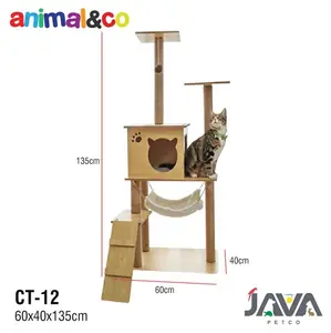 AnimalnCo Cat Condo Cat Tree Import Rumah Kucing Tingkat CT-12